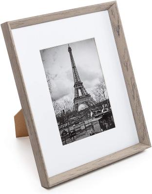 China China Photo Frame 8x10 Country Wood Picture Frame For Wall Or Desktop Display 5 Packs Light Gray for sale