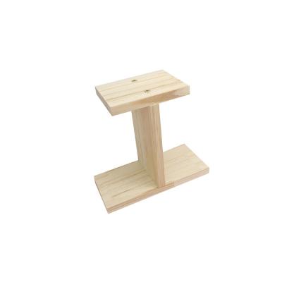 China Simple Type Plant Stand Eco-friendly Handmade Wooden Balcony Beam Storage Flower Floor Stand for sale