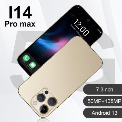 China Dual SIM Card Original mobile phones cheap clone android smartphone for i14 promax android 12.0 mobile phones cell phones wholesalers for sale