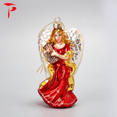 China Wholesale Hanging Stained Glass Christmas Home Decoration Angel Crafts from Europe for sale