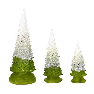 China White Christamas Tree Decoration Green LED Candle Lighting Indoor Christmas Decoration Tree for sale