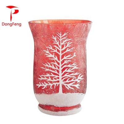 China Wholesale Home Decoration Christmas Ornaments Hand Painted Wind Lamp Cup for sale