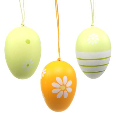 China Customizable Hand Painted Glass Festival Egg Ornaments for Easter Home Decor for sale