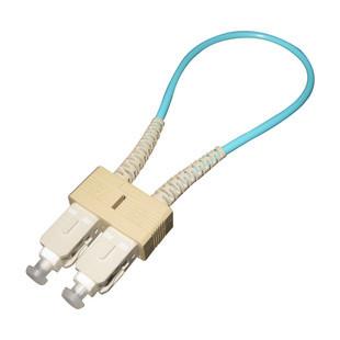 China PVC Jacket MM LC Fiber Loopback Plug , Telecom Loopback Module Low Insertion Loss for sale