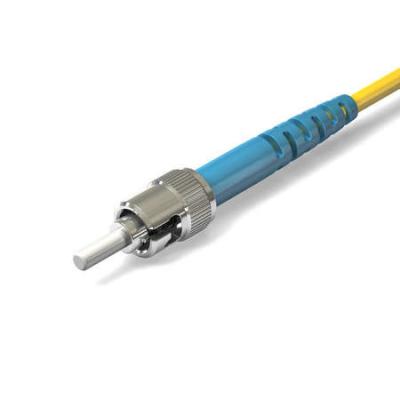 China Singlemode Simplex Fiber Optic St Connector 0.9mm 2.0mm 3.0mm for Local Area Networks for sale