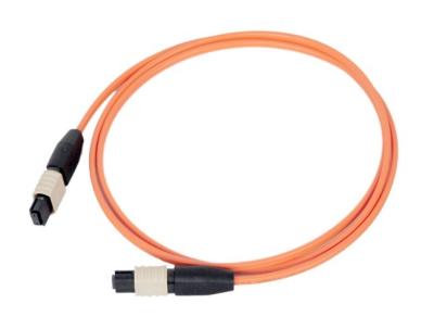 China High Reliable SM MM Mpo To Mpo Cable Fiber Jumper Cables Orange Color for sale