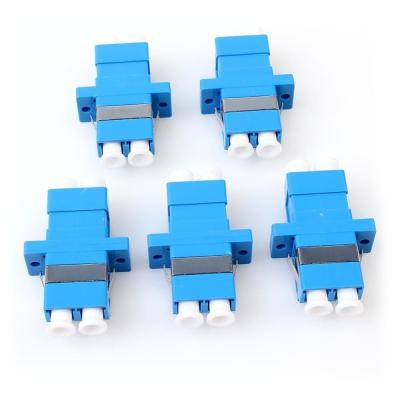 China Flange Plastic SC Duplex Adapter , Lc To Lc Fiber Connector Push Pull Type Power Source for sale