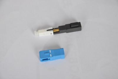 China Reusable G652D Fiber Optic Sc Connector Single Core Easy To Use With Circular Shape for sale