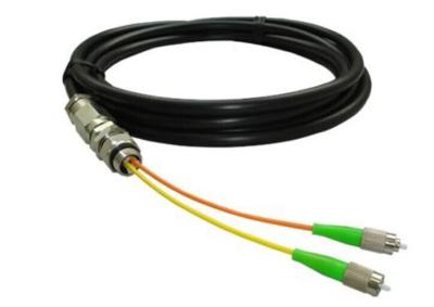 China PVC 2 Core Fiber Optic Jumper Cables , Duplex Fiber Patch Cord For Testing Equipment for sale