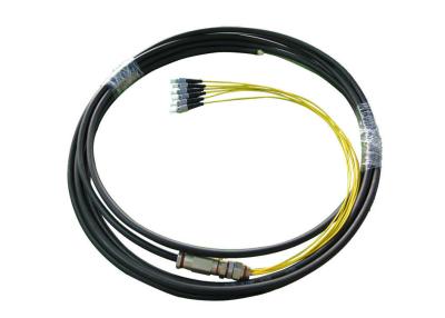 China FC 6 Core Outdoor Optical Fiber Cable Waterproof , PVC Sheath Material for sale