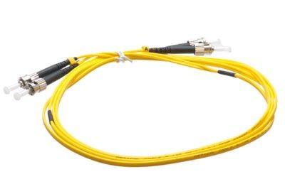 China Machine Connect Singlemode Duplex Fiber Patch Cord ST / PC to ST / UPC for sale