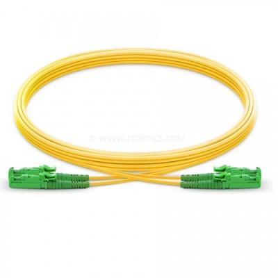 China Single mode 9/125 Duplex Fiber Patch Cord E2000 / APC to E2000 / APC, Duplex for sale