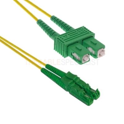 China FTTH E2000 Apc to SC / APC Patch Cord Duplex Fiber Optic Cable for network for sale