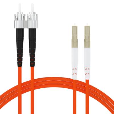 China Duplex OM2 Lc To St Fiber Patch Cable For Longer Transmission , High Reliability for sale