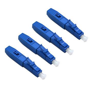 China 125μM Diameter Fiber Optic Fast Connector Blue Color 1260 ~ 1650nm For FTTH / CATV for sale