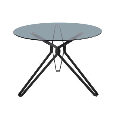 China XS-1319 Home Dining Table Tempered Glass Nordic Modern Style for sale