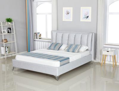 China Comfortable Fabric Contemporary Bed Frame XS-9107 Optional Color for sale