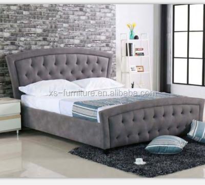 China High Quality Manufacturer Wholesale Upholstered Queen Size PU Leather or fabric Bed Frame for sale