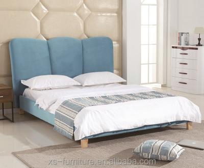 China Optional Color Contemporary Bed Frame XS-9069 Synthetic Leather Material for sale