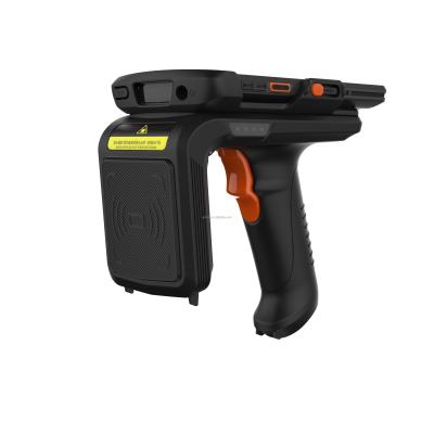 China Rugged Handheld Computer Gungrip UROVO RFDT50 UHF Gun Grip Mobile Computer with RFID Barcode Scan Engine Data Long Distance Terminal 8m for sale