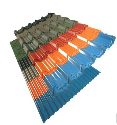 China Container Metal PPGI Roofing Sheet Steel Roofing Sheet Color Coated Corrugated Steel Plate for sale