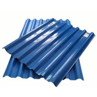 China Hot Sale 0.12-1mm Thick PPGI Construction Roof Tile Prepainted Galvanized Corrugated Steel Roofing Sheet for sale