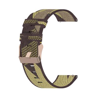 China Easy custom logo nylon 18mm sports smart wristwatch band strap for xiaomi for sale