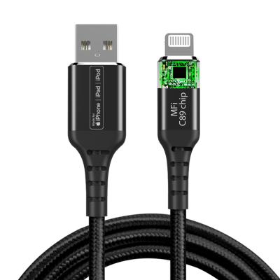 China Video Game Player USB Charging Cable C89 8PIN USB Charging Tie 3ft to Light up Cable Compatible with 10ft for Apple 11/11 pro for sale