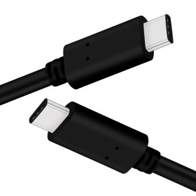 China Video Game Player PD60W Type C USB C Cable PVC To One Cable Data Sync Phone Cable QC3.0 Charging Black 1M for sale