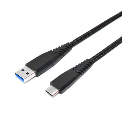 China Mobile Phone Types To 20V 60W 3.0 USB C Cable 3A Fast Charging USB C To USB Type C Cable With Nylon Braided For Phone Charger Cable for sale