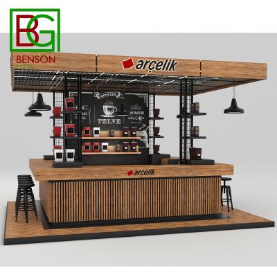 China Commercial mall mall kiosk design coffee kiosk for modern mall coffee machine kiosk for sale