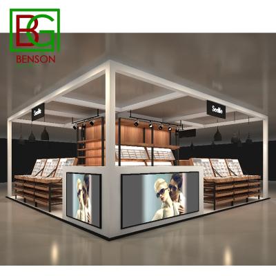 China 2021 Hottest Mall Optical Frame Display Rods Glasses Shop Creative Design Sunglasses Display Kiosk for sale