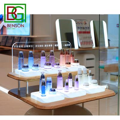 China Mall Concession Cosmetic Makeup Store Equipment Beauty Kiosk Skin Care Boutique Display Showcase for sale