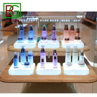 China Luxury Kiosk Concession Beauty Display Counter Cosmetic Makeup Mall Shop Retail Store Display for sale