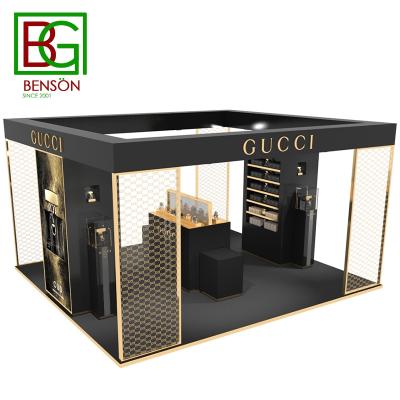 China Glamorous Glass Kiosk Perfume Showcase Kiosk Classic Classic Fragrance Perfume Display Noble Kiosk for sale