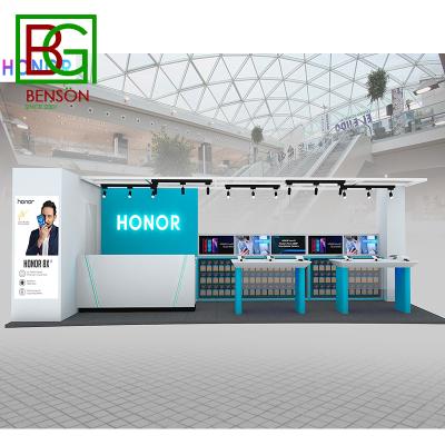 China Modern Mall Mobile Phone Kiosk Phone Display Kiosk Free Design Mall Mobile Phone Kiosk Design for sale