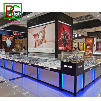 China Best Mall Sale Retail Watch Store Kiosk Watch Kiosk Show Showcase Watch Display For Store for sale