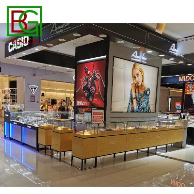 China Latest Modern Watch Mall Showcase Kiosk Display Kiosk Display Furniture Kiosk Display Furniture for sale