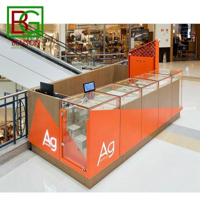 China Professional Best Selling Design Jewelry Mall Kiosk Jewelery Showcase Jewelry Mall Kiosk for sale