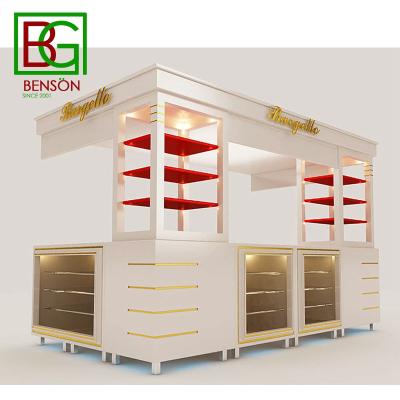 China Mall Mall Pancake Kiosk Design Wood Fast Food Advanced Material Sturdy Kiosk For Sale Mall Kiosk Ideas for sale