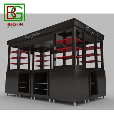 China Advanced Equipment Juice Bar Kiosk Fast Food Mall Design Kiosk Sturdy Wood Kiosk Ideas Food Mall Design for sale