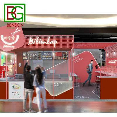 China Fancy Mall Food Kiosk Mall Kiosk Design High End Fast Food Kiosk In The Mall for sale