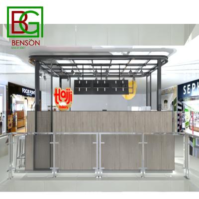 China Lovely mall cake shop kiosk design mall fast food kiosk pancakes kiosk decoration for sale