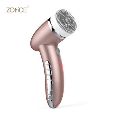 China DEEP CLEANING Tending Sonic Facial Cleansing Brush 4 in 1 Electric Facial Cleanser Brush Face Cleaner Brush for sale