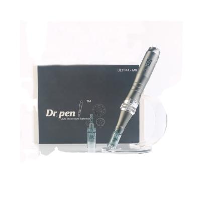 China 2021 New Product 16pin Needle Dr. Anti-puffiness Pen M8 Rechargeable Derma Pen Professional digital dermapen for sale