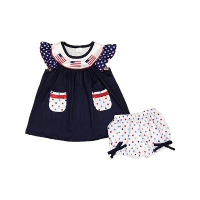 China New Update Casual Children's Clothing Kids Designer Clothes 4th July for sale