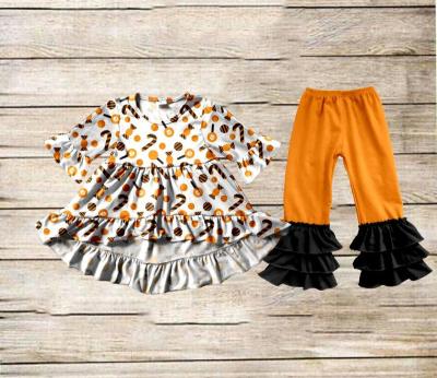 China Superior + Panties Matching Sets 2017 Yiwu Children's Autumn Halloween Autumn Outfit Lovely Children's Clothes Online for sale