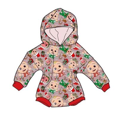 China Wholesale fashion cocomelon girl's boutique christmas children's romper winter and fall baby clothes casual children's clothing for sale