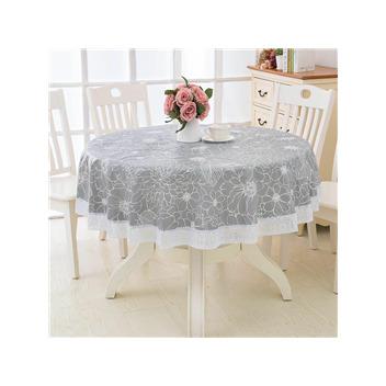 China Best Price Waterproof Colorful Decorative Tablecloth Round Wedding Party Waterproof Table Covers for sale