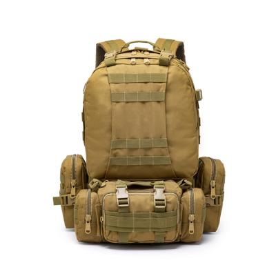 China Portable Large Capacity Expanding Front Tactical Backpack Anti-theft GAGGING Increasing Traveling Rucksack for sale